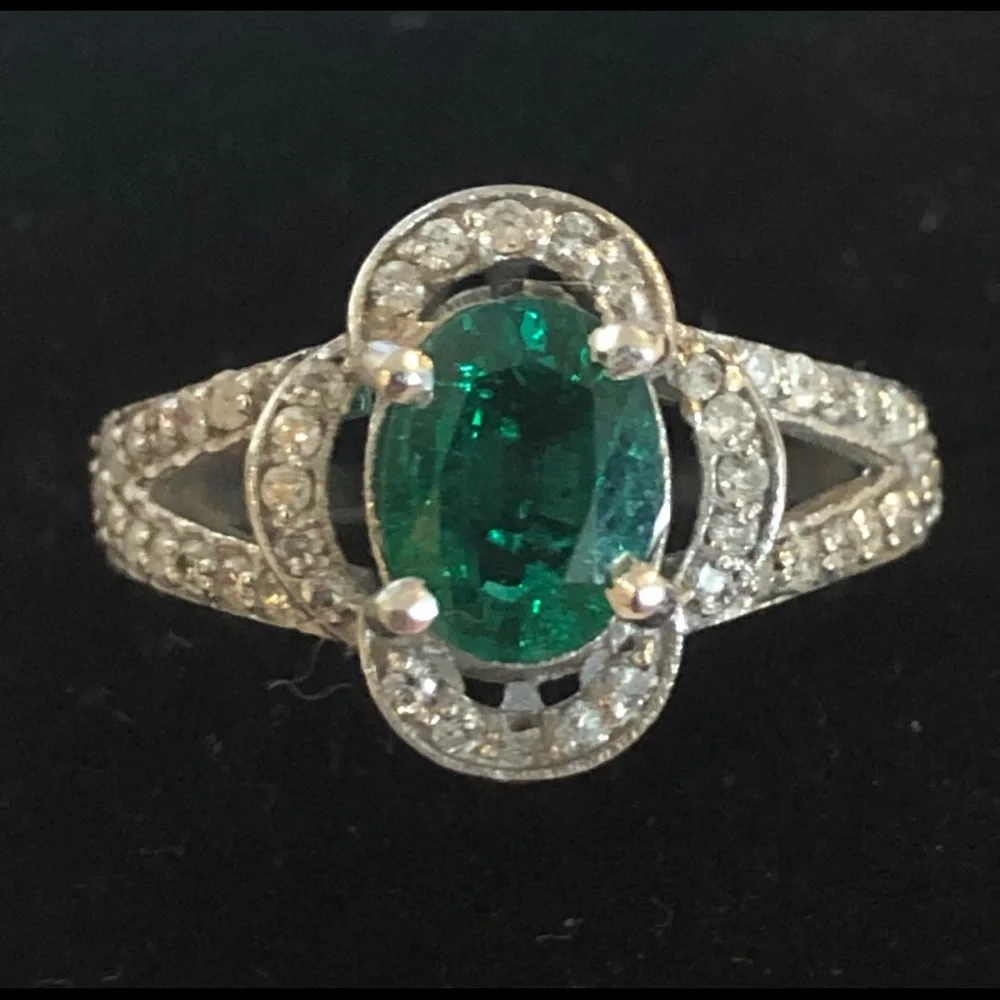 ⛔️Sold⛔️14k white gold ring - Picture 2 of 8